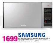 Samsung 40Ltr Mirror Finish Grill Microwave Oven MG402MADXBB/F