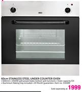 KIC 60cm Stainless Steel Under Counter Oven