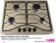 KIC 60cm Stainless Steel Gas Hob