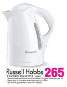 Russell Hobbs 1.7Ltr Coredless Kettle(10585)