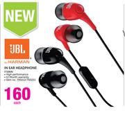 JBL By Harman In Ear Headphone T100A-Each