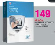 McAfee Internet Security 2015 1 User 