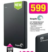 Seagate 2.5" 500GB Backup Plus Hard Drive