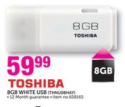 Toshiba 8GB White USB THNU08HAY