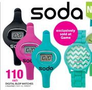 Digital Blop Watches Assorted-Each
