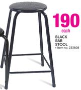 Black Bar Stool-Each