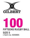 Gilbert Fifteens Rugby Ball Size 5