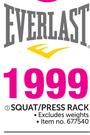 Everlast Squat/Press Rack