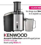 Kenwood Accent Collection Centrifrugal Juicer