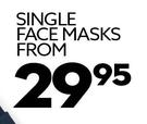 Single Face Masks
