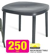 Antracite 90cm Ebony Table