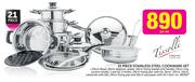 Tissolli 21 Piece Stainless Steel Cookware Set-Per Set