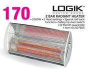 Logik 2 Bar Radiant Heater