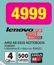 Lenovo AMD A6 6310 Notebook G4045