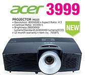 Acer Projector X113