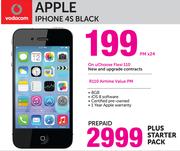 Apple iPhone 4S Black-On uChoose Flexi 110