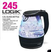 Logik 1.5Ltr Glass Kettle LGK 150B