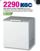 KIC 210Ltr White Chest Freezer KCG 210 1