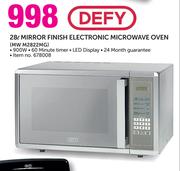 Defy 28Ltr Mirror Finish Electronic Microwave Oven MW M2822MG