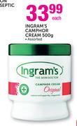 Ingram's Camphor Cream-500gm