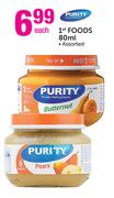 Purity 1st Foods-80ml Each