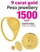 9CT Gold Gents Ring-Each