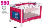 Little One Circles Camp Cot