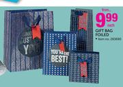 Gift Bag Foiled-Each