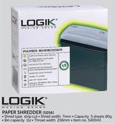 Logik Paper Shredder S056