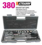 Stramm Socket Set 52PC 15A HEAVY DUTY