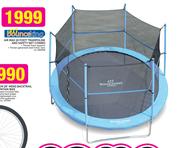 Bounce King Air Max 10 Foot Trampoline And Safety Net Combo