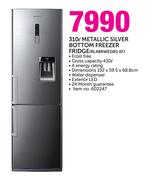 Samsung 310Ltr Metallic Silver Bottom Freezer Fridge RL48RWESW1 XF