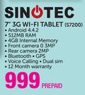 Sinotec 7" 3G Wi-Fi Tablet S7200