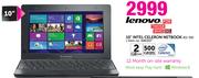 Lenovo 10" Intel Celeron Netbook E1-30