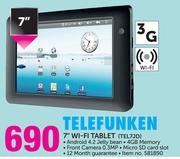 Telefunken 7" Wi-Fi Tablet TEL7JD