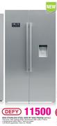 Defy 694Ltr Stainless Steel Side by Side Fridge DFF417