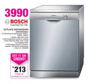 Bosch 12 Place Dishwasher SMS40E08ZA