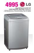 LG 14kg Metallic Silver Top Load Washing Machine T1449TEFT1
