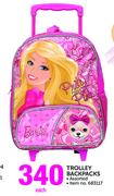 Barbie Trolley Backpacks-Each