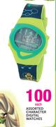 Teenage Mutant Ninja Turtles Assorted Character Digital Watches-Each