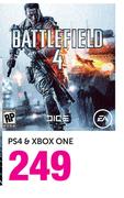 PS4 & Xbox One Battle Field 4
