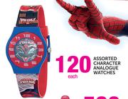 Marvel Ultimate Spider-Man Assorted Character Analogue Watches-Each
