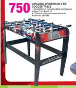 Marvel Amazing Spiderman 2 36" Soccer Table