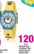 Assorted Character Analogue Watches-Each