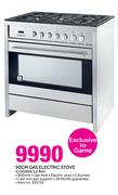 Russell Hobbs 90cm Gas Electric Stove COOKER S S RH