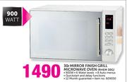 Russell Hobbs 30Ltr Mirror Finish Grill Microwave Oven RHEM 30G