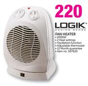 Logik Fan Heater
