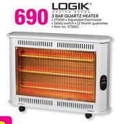 Logik 3 Bar Quartz Heater