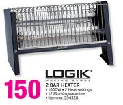 Logik 2 Bar Heater