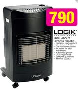 Logik Roll About 3 Panel Heater